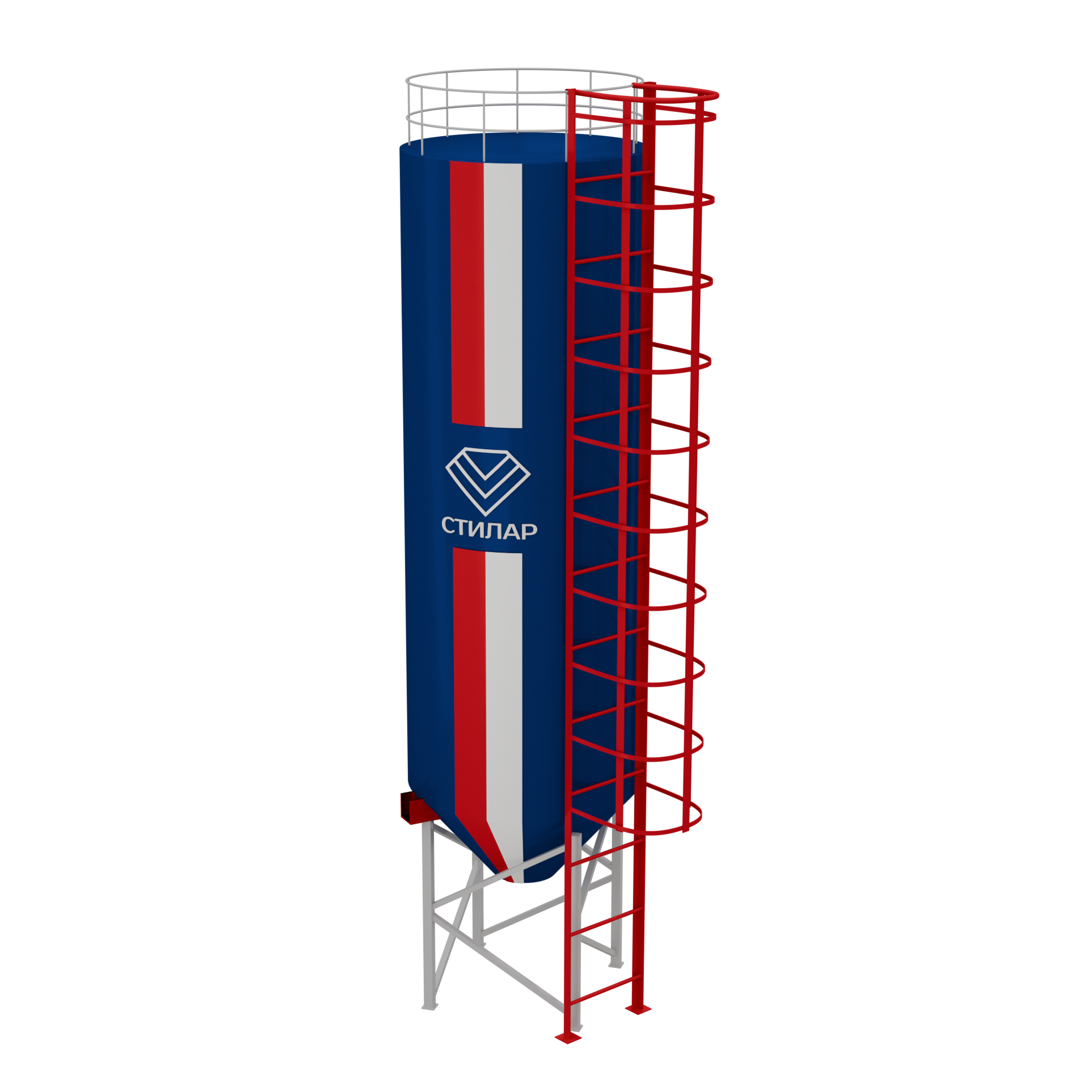 Цельносварный силос  600 м³ от производителя