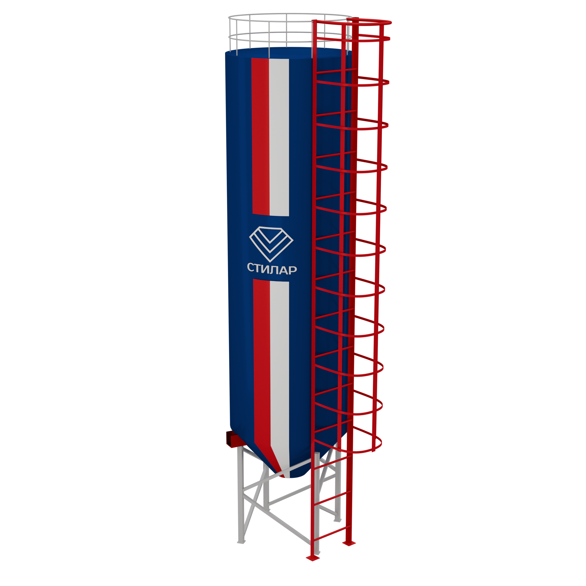 Цельносварный силос  700 м³ от производителя